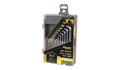 Wheeler Engineering 45 Pezzi Torx Esagonali SAE/Metric Set