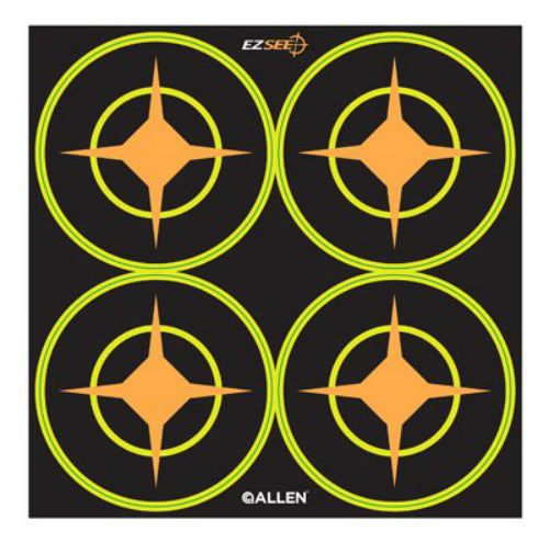 Allen EZ See Adhesive Aiming Dots, 3", 12-Pack