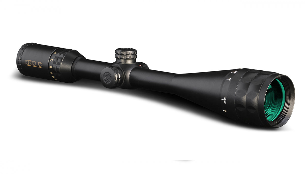 Konuspro Long Range Riflescope 30mm Tube PLUS 6-24X50 SFP Illuminated Fine Crosshair