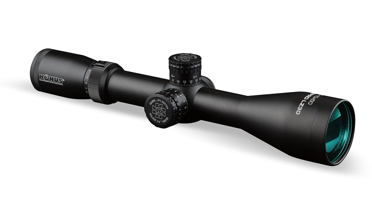 Konuspro Riflescope 30mm Tube LZ-30 2.5-10X50 illuminated 30/30 Reticle