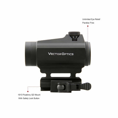 Vector Optics Maverick 1x22 GenII 3MOA Red Dot Sight