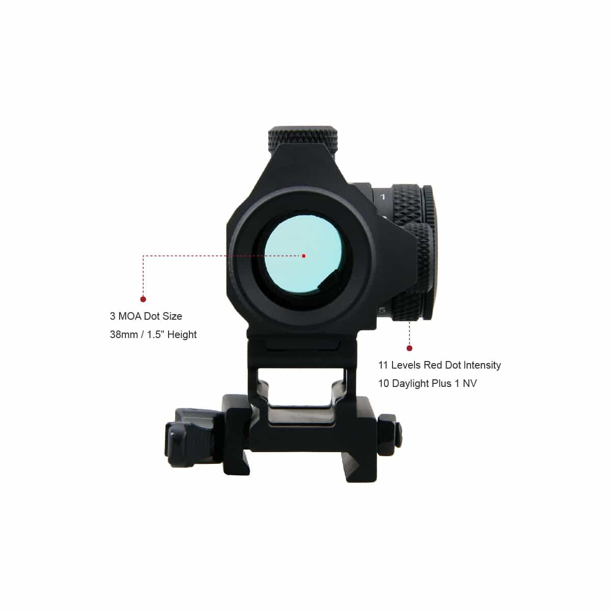 Vector Optics Maverick 1x22 GenII 3MOA Red Dot Sight