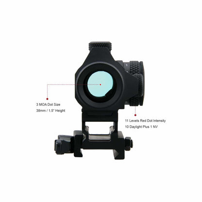 Vector Optics Maverick 1x22 GenII 3MOA Red Dot Sight