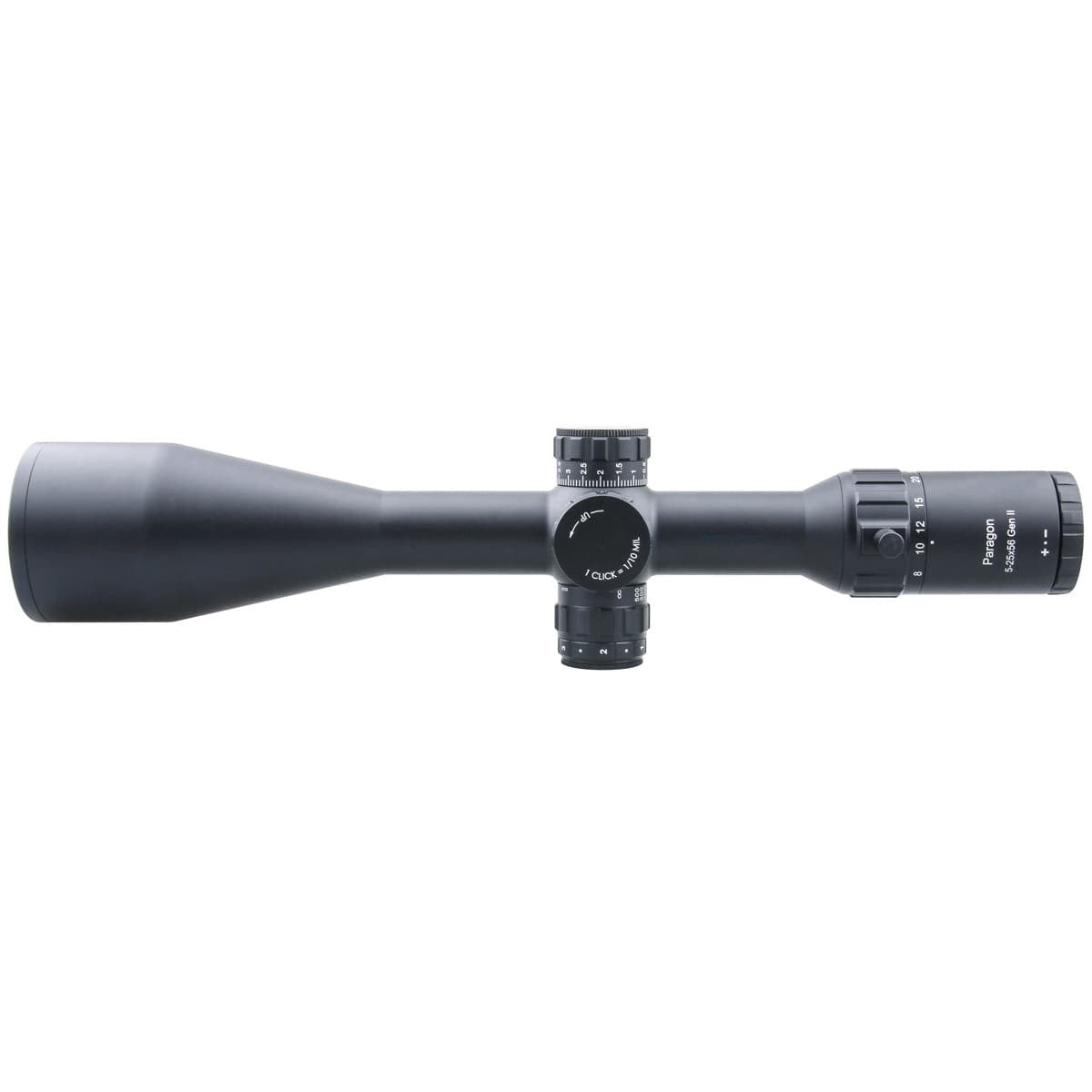 Vector Optics Paragon Riflescope 30mm Tube 5-25x56mm SFP GenII Illuminated VPA-2 Reticle