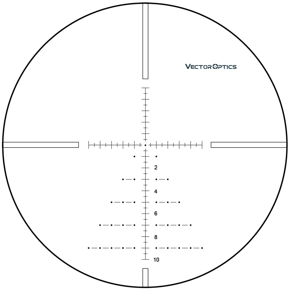Vector Optics Paragon Riflescope 30mm Tube 5-25x56mm SFP GenII Illuminated VPA-2 Reticle
