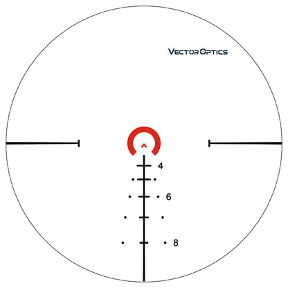 Vector Optics Continental Riflescope 34mm Tube 1-6x28mm FFP Illuminated VCT-BNW Reticle