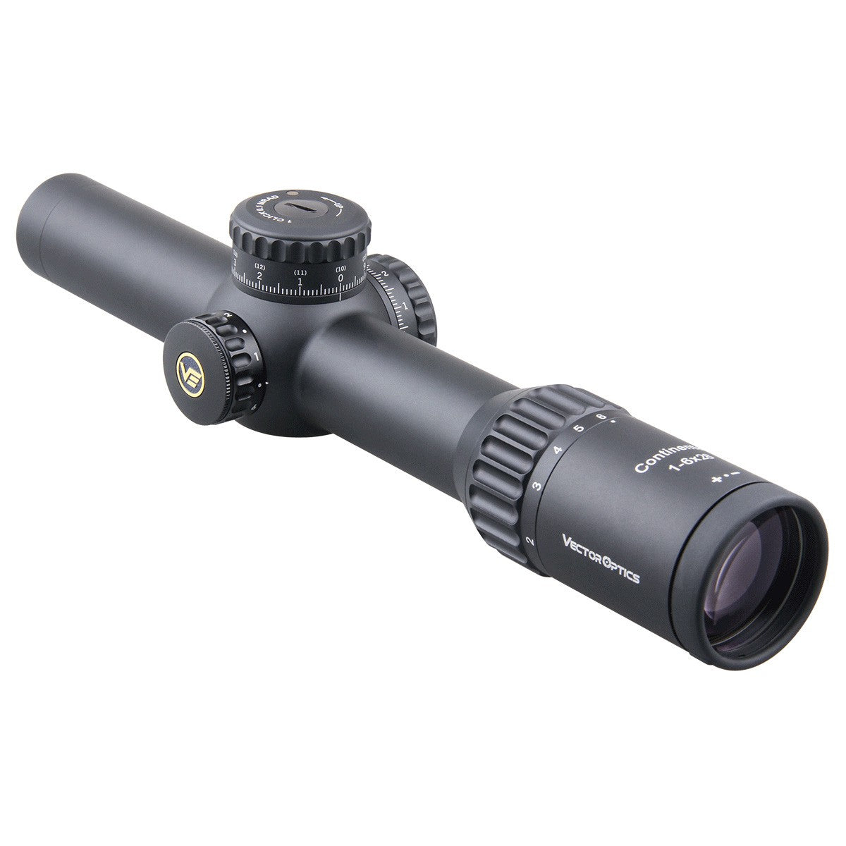 Vector Optics Continental Riflescope 34mm Tube 1-6x28mm FFP Illuminated VCT-BNW Reticle
