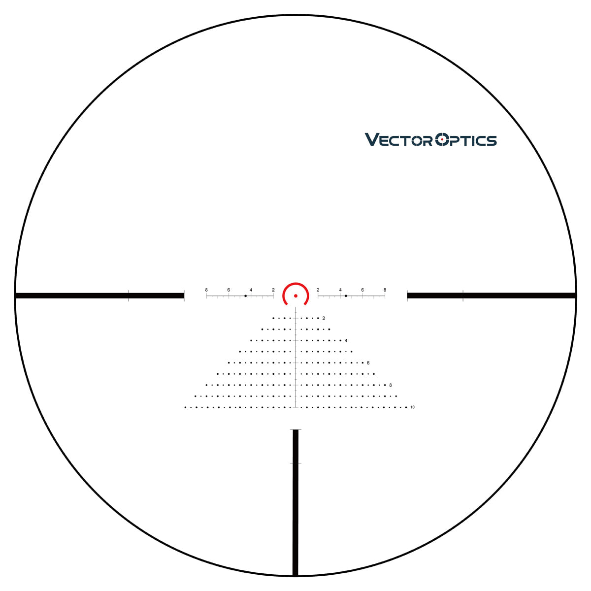 Vector Optics Constantine Riflescope 30mm Tube 1-8x24mm FFP Illuminated VOF-EHT Reticle