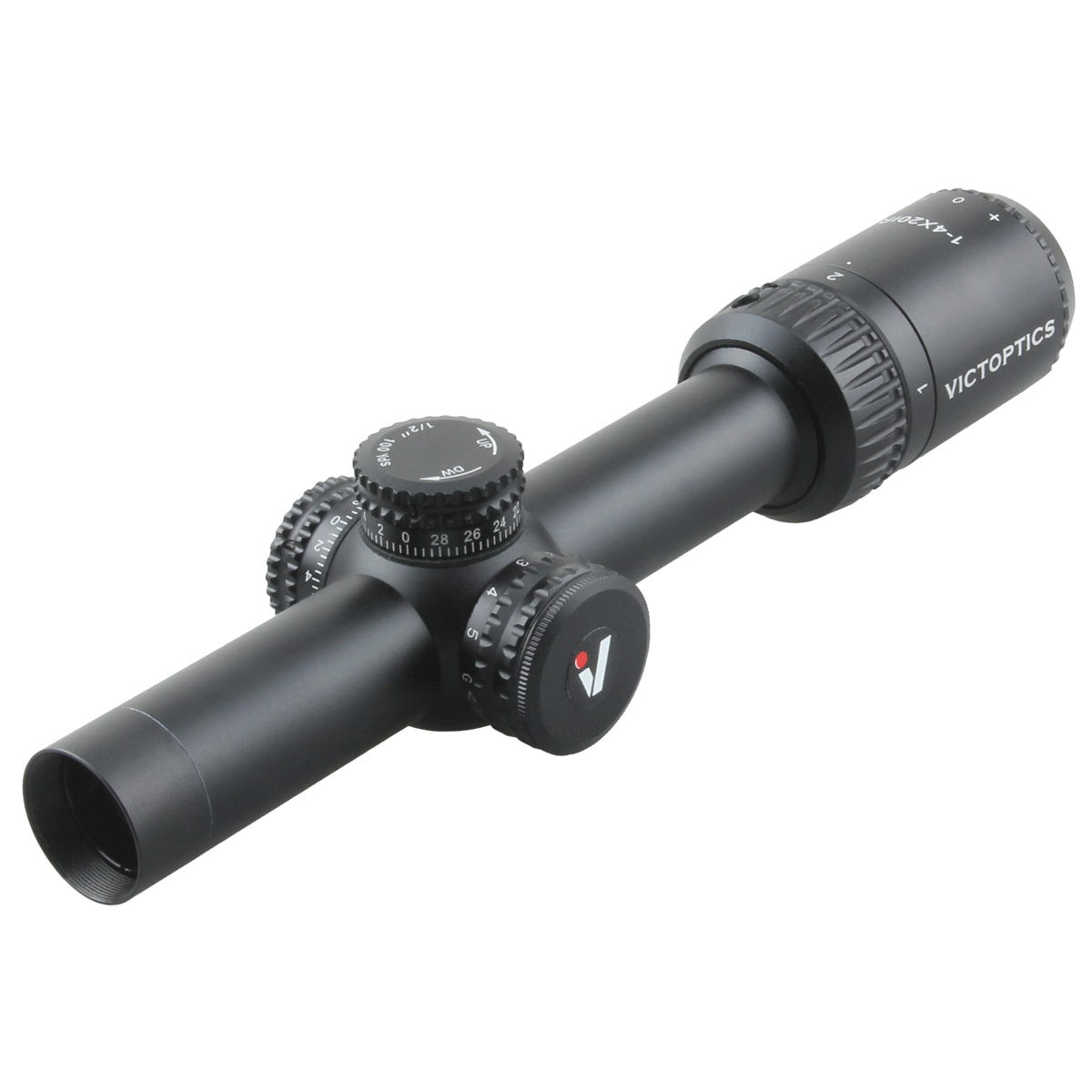 VictOptics Riflescope ZOD 1" Tube 1-4x20IR SFP Illuminated VMD-2 Reticle