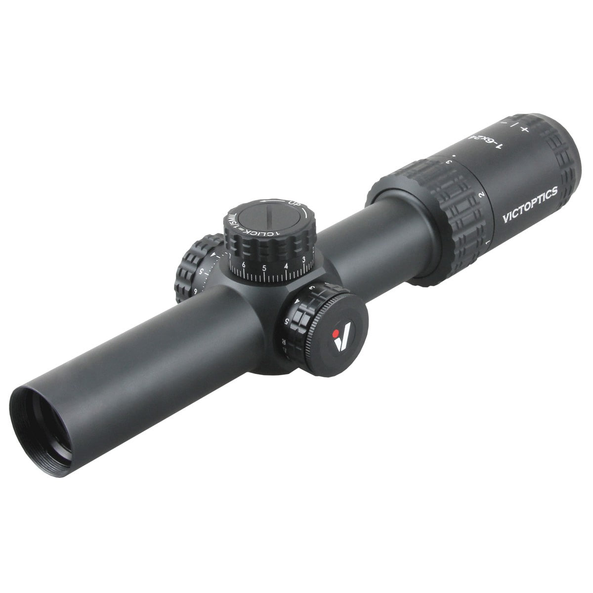 VictOptics Riflescope S6 30mm  Tube 1-6x24 SFP Illuminated VI-CTSIX Reticle