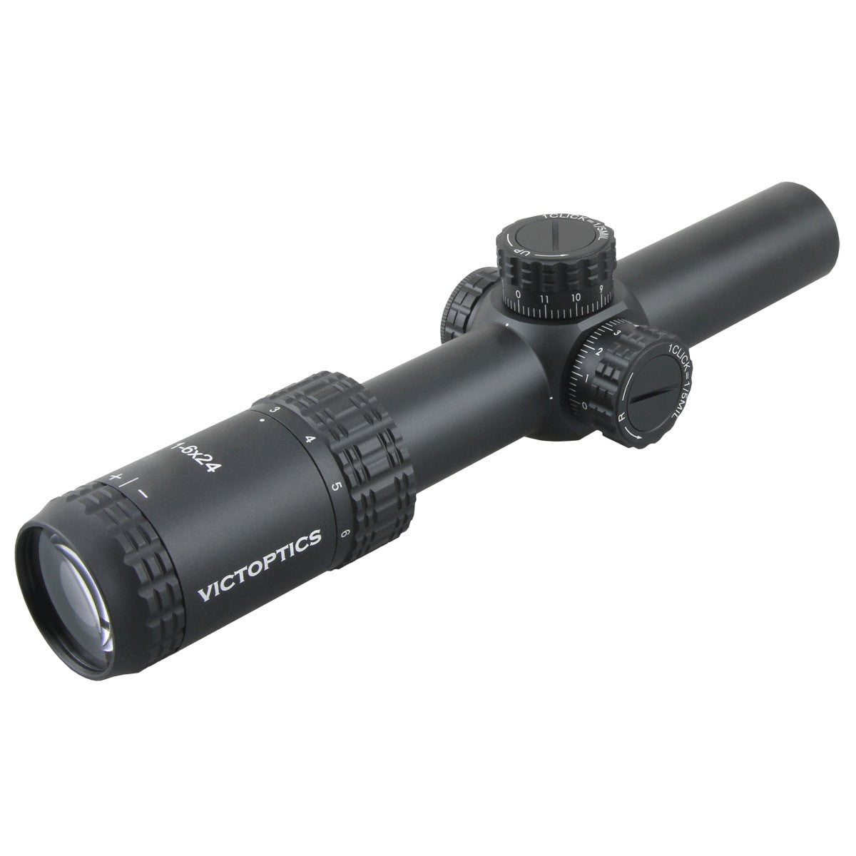VictOptics Riflescope S6 30mm  Tube 1-6x24 SFP Illuminated VI-CTSIX Reticle
