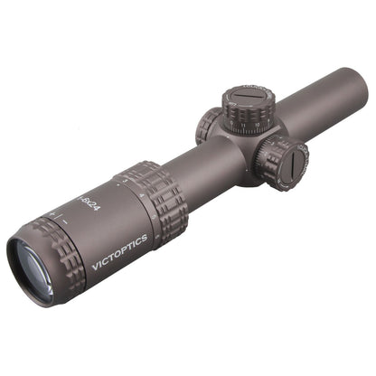 VictOptics Riflescope S6 30mm  Tube 1-6x24 SFP Illuminated VI-CTSIX Reticle Coyote