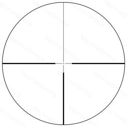 Vector Optics Continental x6 1-6x24 G4 30mm Tube German #4 Reticle