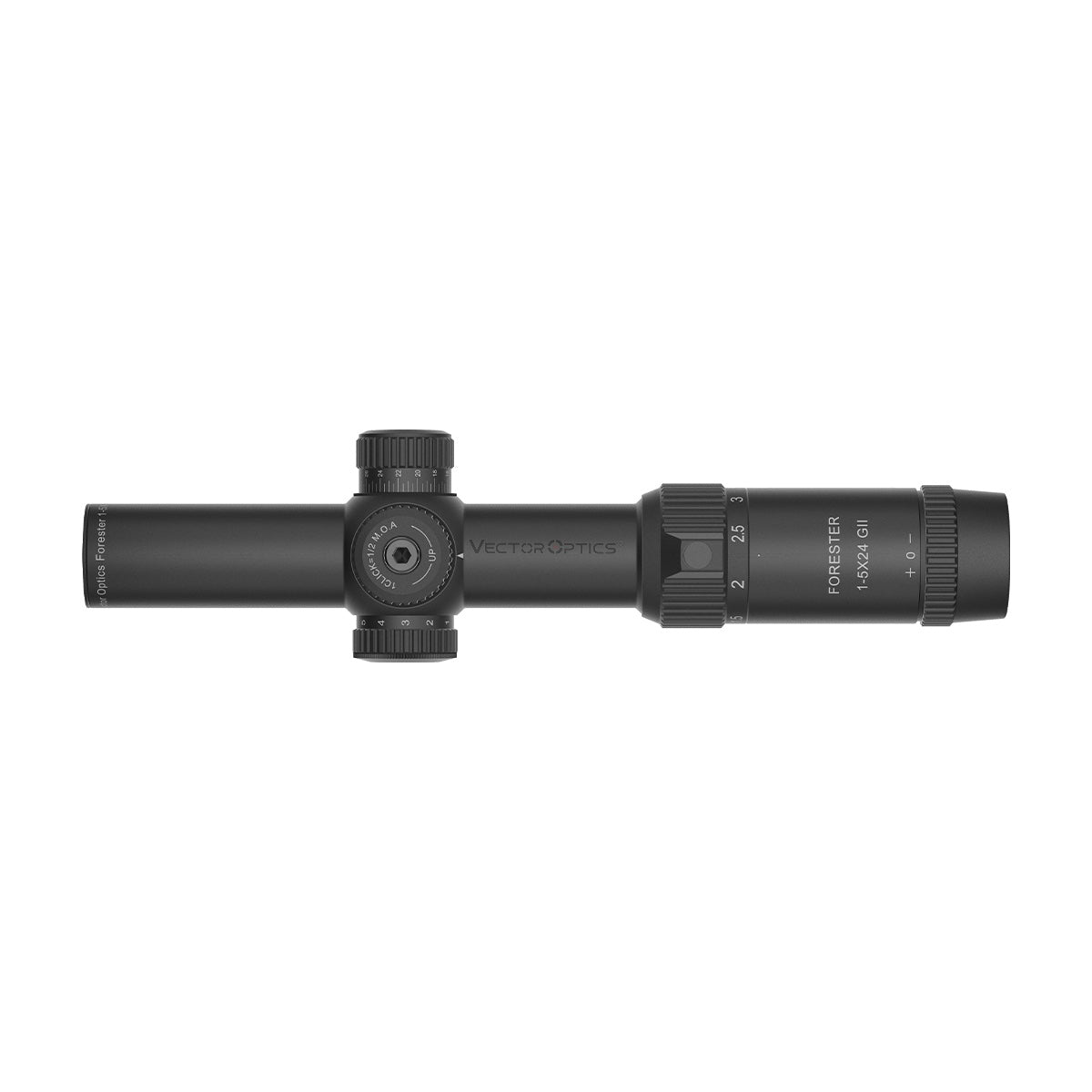Vector Optics Forester 1-5x24SFP GenII 30mm Tube Crossair Dot Reticle