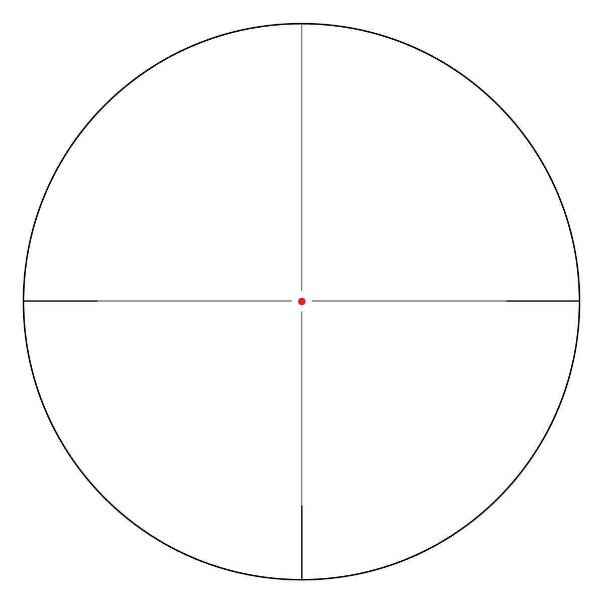 Vector Optics Forester 1-5x24SFP GenII 30mm Tube Crossair Dot Reticle