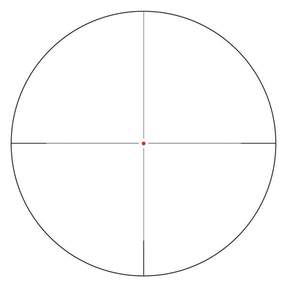 Vector Optics Forester 1-5x24SFP GenII 30mm Tube Crossair Dot Reticle