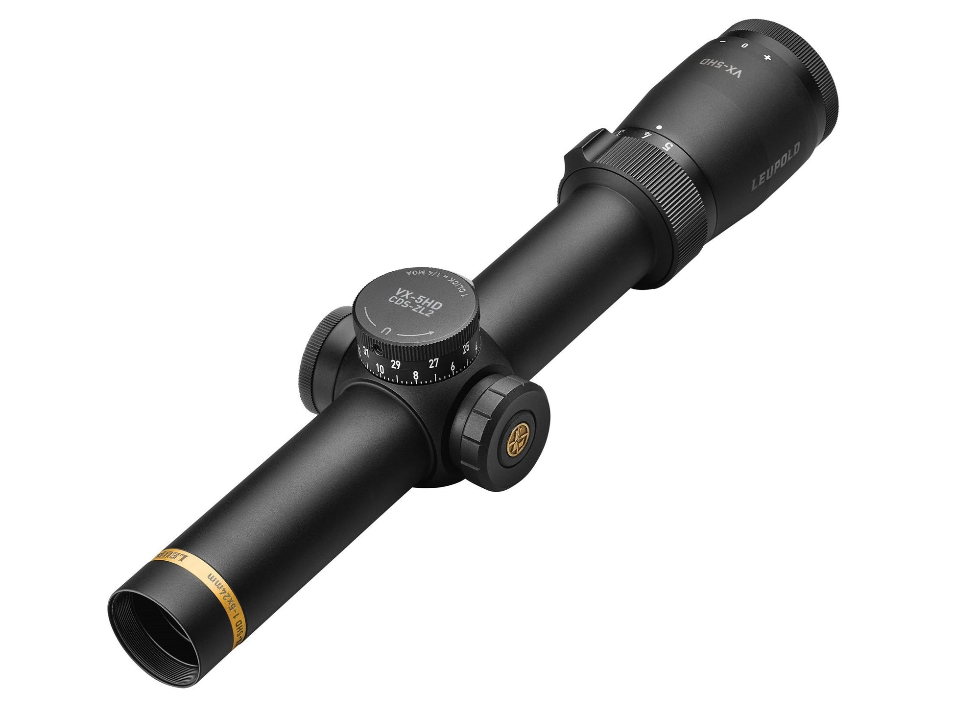 Leupold VX-5HD Rifle Scope 30mm Tube 1-5x 24mm CDS-ZL2 FireDot Illuminated Duplex Reticle