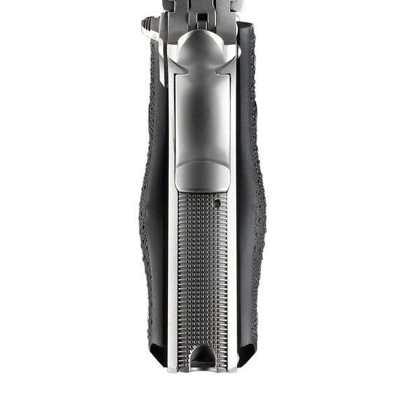 Hogue 1911 Government Model Black Rubber Panels With Palm Swells
