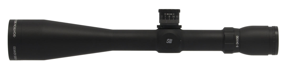 Sightron SIII Series 6-24x50mm LR Zero Stop FFP 1/4 MOA MOA-2 Reticle 