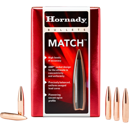 Hornady - Bullets 30 Cal .308 155 gr BTHP - 100 pcs