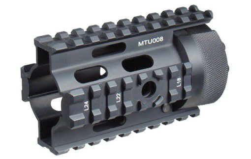 Quad rail free float UTG PRO 4 pollici per AR pistol