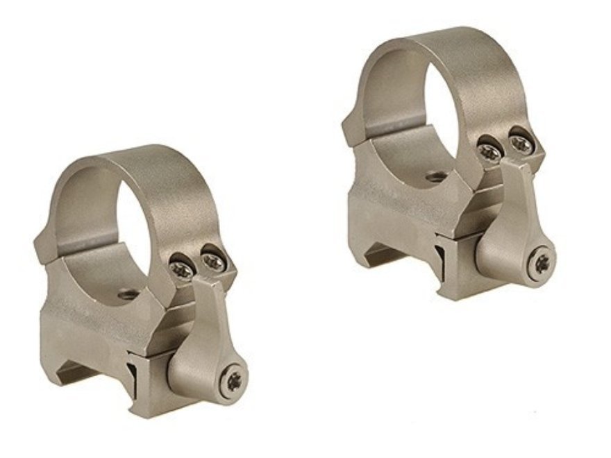 Leupold QRW Anelli 1" High Silver