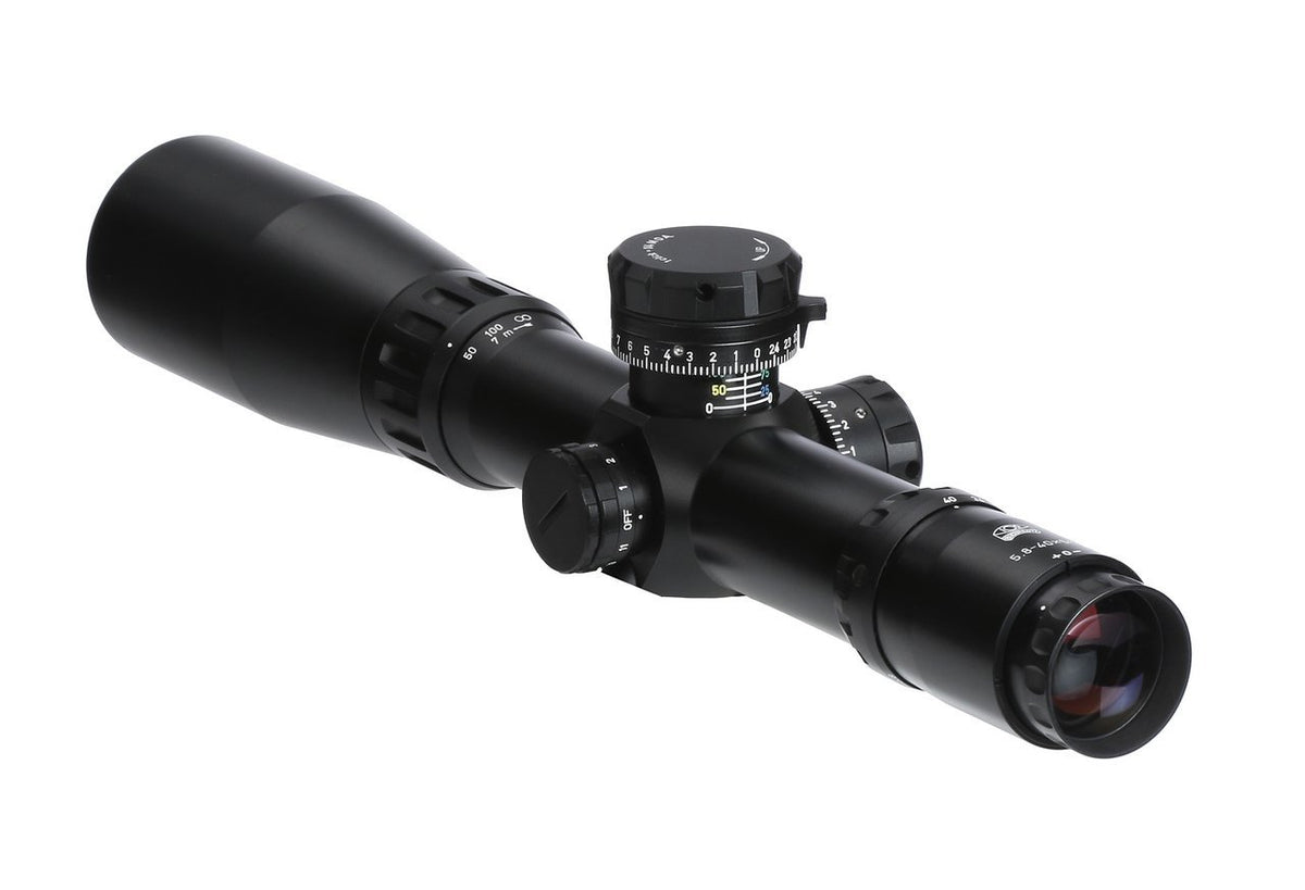 IOR Valdada 5.8-40x56 40mm Tube Crusader Tactical FFP MOA Xtreme X1 ILL. Reticle