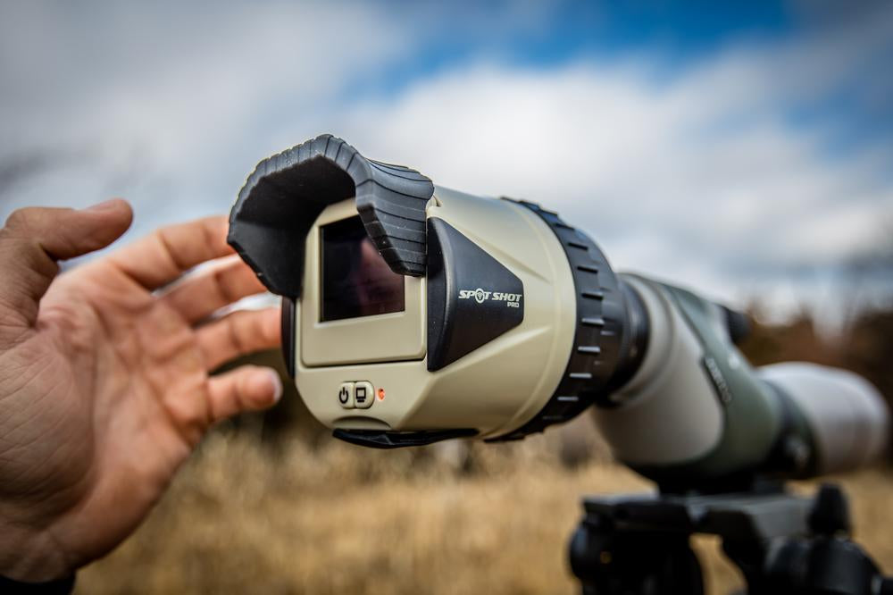 Shooting Made Easy Spot Shot Wi-Fi Spotting Scope Camera con Display 2.4"