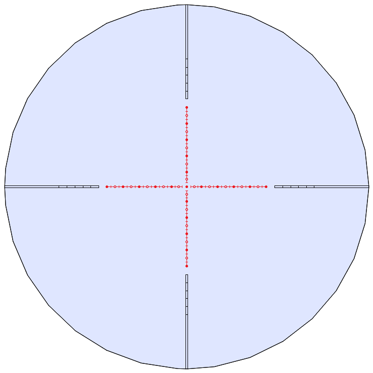 Konus DIABLO 6x-24X50 1/2 Mil-Dot Reticle