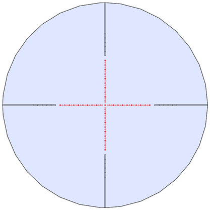 Konus DIABLO 6x-24X50 1/2 Mil-Dot Reticle