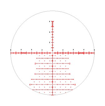 ELEMENT OPTICS TITAN  Riflescope 34mm Tube 5-25X56 FFP 10 MRAD APR-1D Reticle