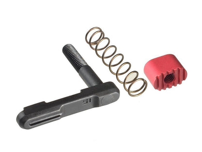 Strike Industries Enhanced Magazine Catch rosso per AR-15