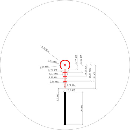 Sightmark Core TX 1-4x24mm AR-223 BDC Reticle