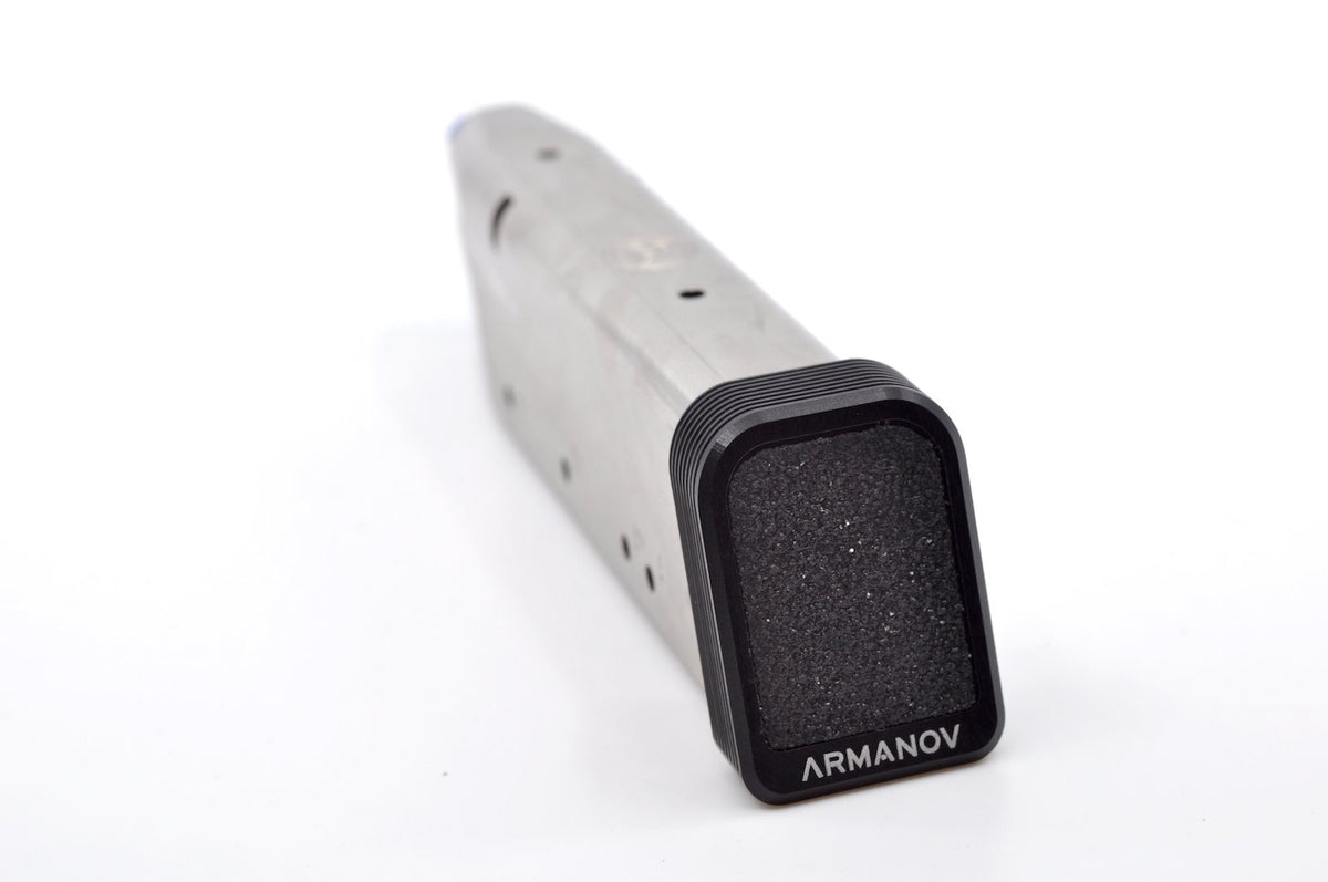 Armanov fondello caricatore Race +1 per CZ Shadow 2, SP-01 e CZ 75 – Nero – vista 3
