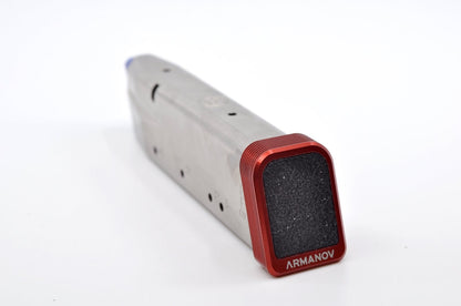 Armanov fondello caricatore +1 Rnd per Shadow 2 SP01 CZ 75 Race – rosso – vista 3