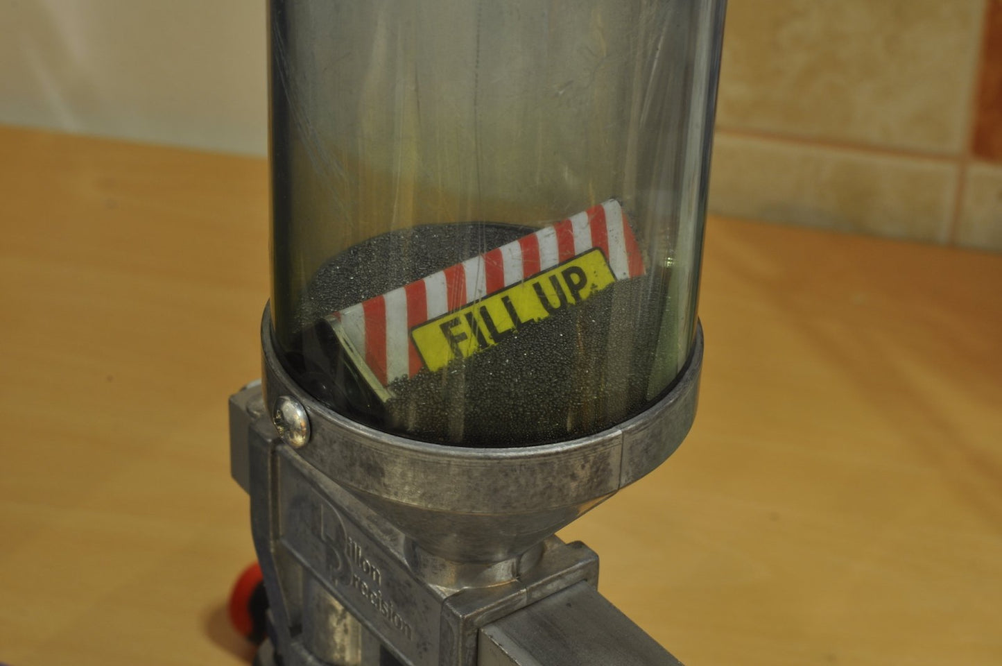 Armanov Powder Baffle with Visual Alarm for Dillon Powder Measure