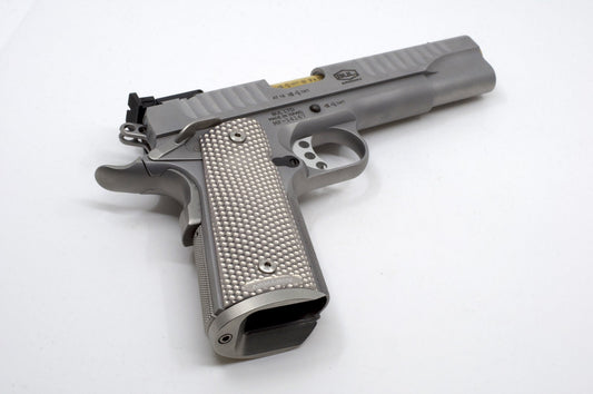 Armanov SpidErgo Pistol Grips for 1911 Medium Size - Silver