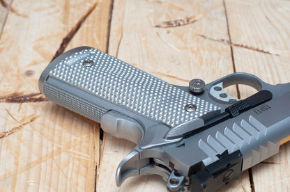 Armanov SpidErgo Pistol Grips for 1911 Medium Size - Silver