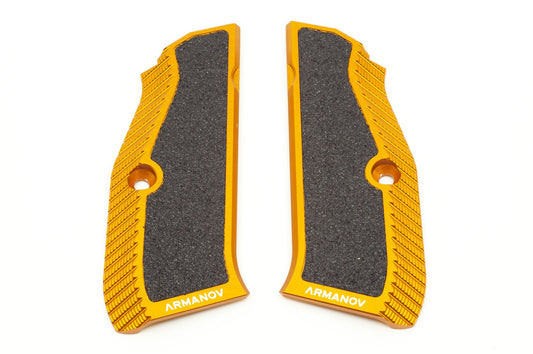 Armanov Pistol Grips MaXXXGrip Technology For CZ Shadow 2, SP01 - Medium Size - Anodized Orange