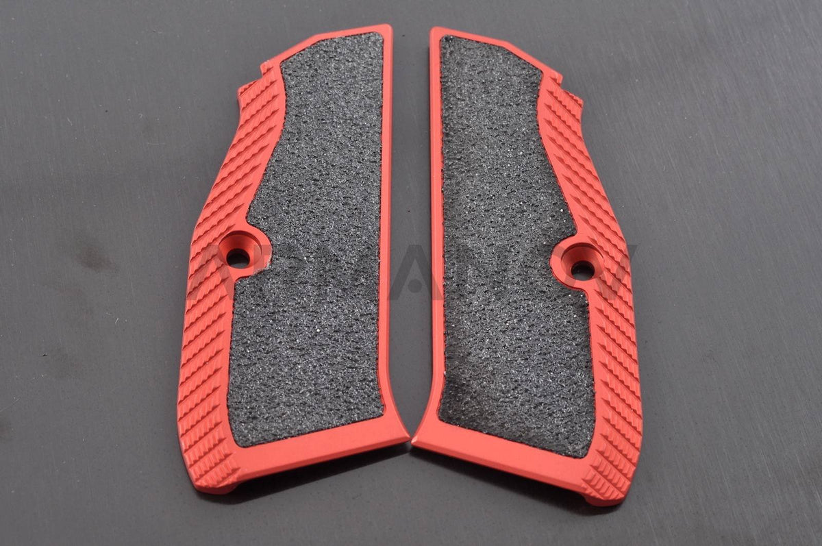 Armanov Pistol Grips MaXXXGrip Technology For CZ Shadow 2, SP01 - Factory Size - Anodized Red