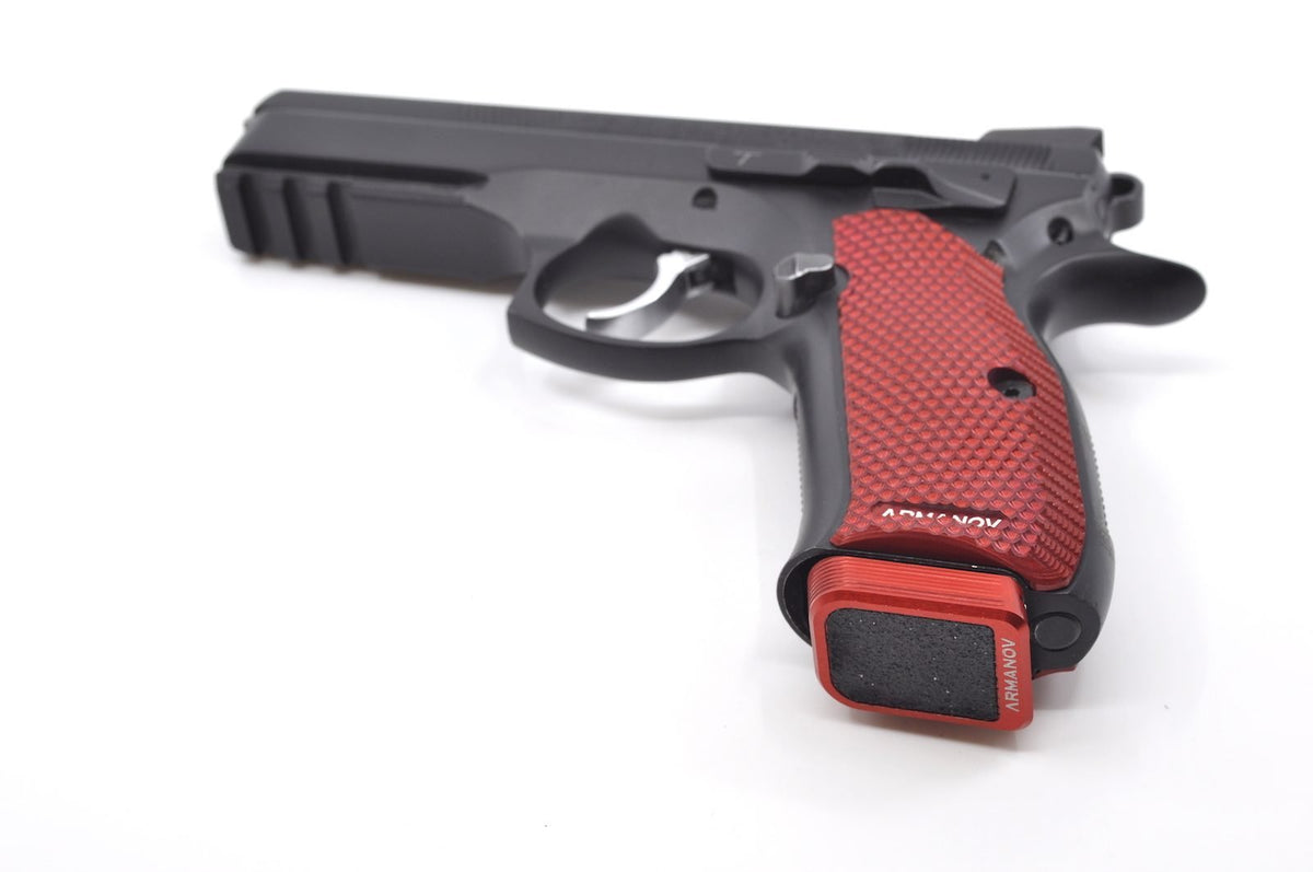 Armanov SpidErgo Pistol Grips for CZ Shadow 2, SP01 and 75 series - Red