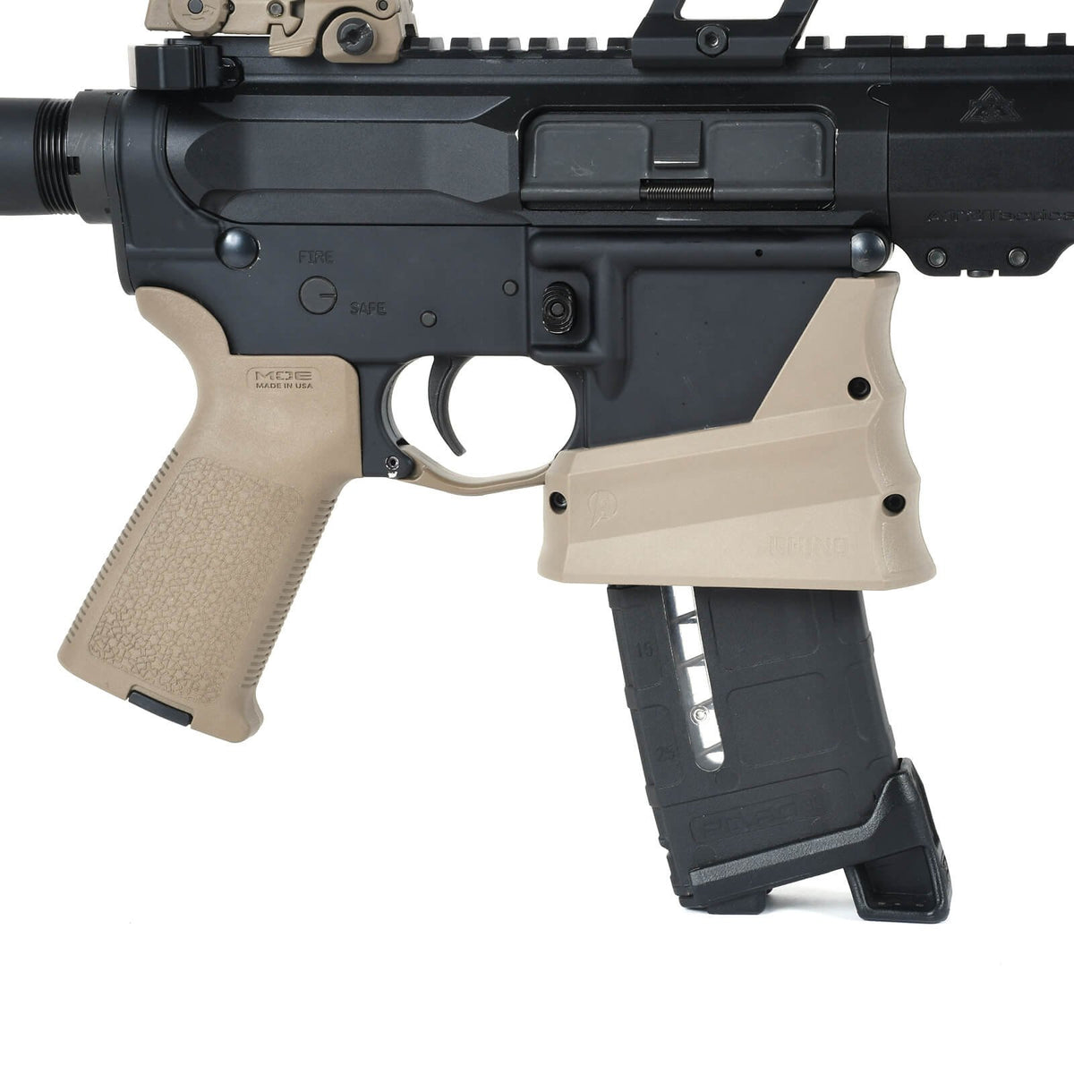 Armaspec Rhino R-23 AR-15 Tactical Magwell Grip And Funnel - Black