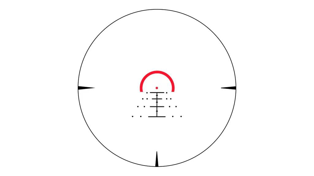 Konus SULTAN Riflescope LPVO 1-10x24mm Illuminated Ballistic Circle Reticle