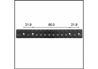 Recknagel Base Picatinny/Weaver per Remington 783 Long Action - 0 MOA
