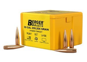 Berger .30 Caliber (.308) 200 GR. 200.20X Hybrid Box 100pz