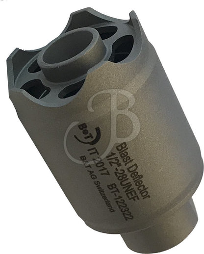 B&T Blast Deflector With 1/2"-28 UNEF Thread