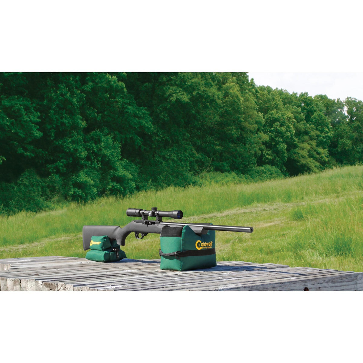 Caldwell DeadShot Boxed Combo (Front & Rear Bag)- Filled