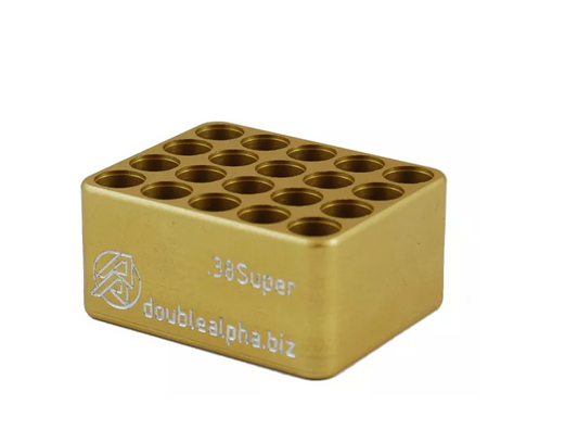 Double Alpha Academy 20-Pocket Gauge .40S& - GOLDEN 