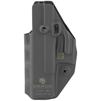 Crucial Concealment Covert IWB Ambidextrous Kydex Glock 19 - Black