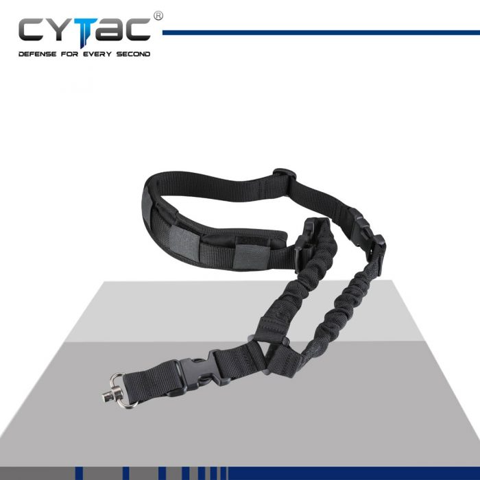 Cytac - Single Point Nylon Sling with Swivel - Black
